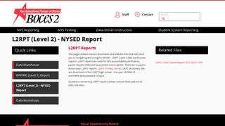 L2RPT (Level 2) - NYSED Report - Monroe 2-Orleans BOCES