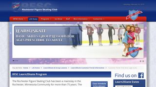 Customer Portal: First-time Login (L2S) - Rochester Figure Skating Club