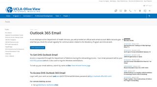 Outlook 365 Email - UCLA-Olive View Internal Medicine