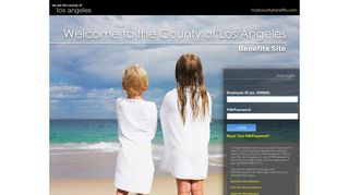 County of LA Benefits Site - My L.A. County Benefits Login