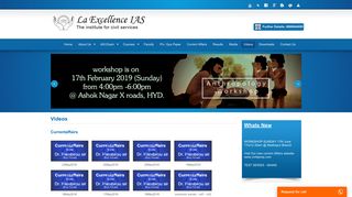La Excellence IAS Videos | Best Coaching for IAS in Hyderabad