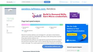 Access aerobics.lafitness.com. Aerobics
