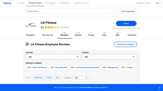 Working as an Instructor at LA Fitness: Employee Reviews | Indeed.com