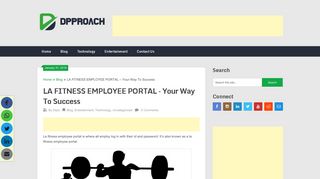 LA FITNESS EMPLOYEE PORTAL - Your Way To Success - Dpproach