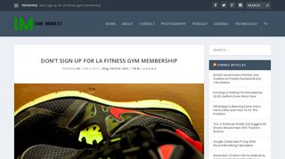 Don't sign up for LA Fitness gym membership | Ian's Blog