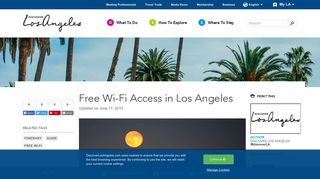 Free Wi-Fi Access in Los Angeles | Discover Los Angeles