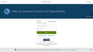 Applications | State of Louisiana Current Job Opportunities