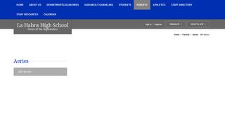 Aeries / ABI-Aeries - Fullerton Joint Union High School District