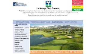 La Manga Club Owners - Homepage