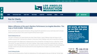Run for Charity | LA Marathon
