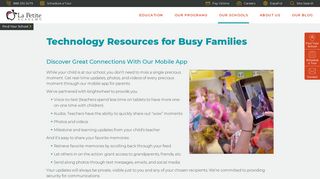 Technology - Mobile App for Parents | La Petite Academy