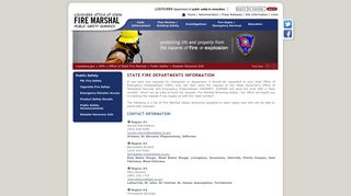 State Fire Departments Information - Louisiana State Fire Marshal