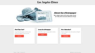 Access to Subscriber Services - Latimes Myaccount2