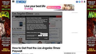 How to Get Past the Los Angeles Times Paywall | L.A. Weekly