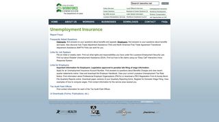 Unemployment Insurance - Main Menu - Louisiana Workforce ...