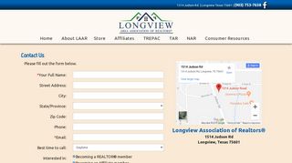 Contact LAAR - Longview Area Association of Realtors
