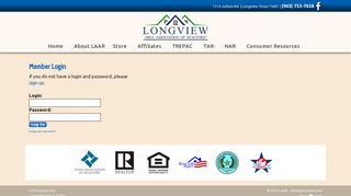 Member Login - Longview Area Association of Realtors