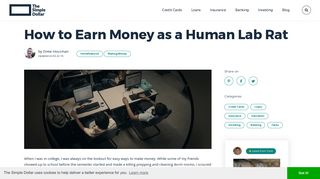 How to Earn Money as a Human Lab Rat - The Simple Dollar