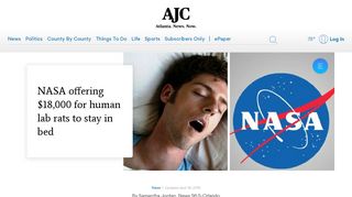 NASA offering $18,000 for human lab rats to stay in bed - AJC.com