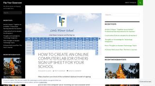 How to create an online computer lab (or other) sign up sheet for your ...