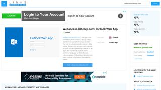 Visit Webaccess.labcorp.com - Outlook Web App.