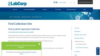 Find Collection Site | LabCorp