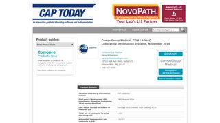 CompuGroup Medical, CGM LABDAQ - CAP Today