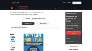 White Label Profit Plan - IDplr.com
