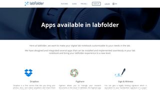 App integration - labfolder