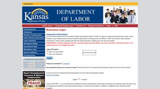 Log In - KansasEmployer.gov - Employers
