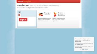 Login | Membersnet | - The Labour Party