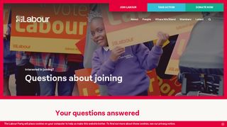 Questions about joining the UK Labour Party