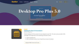 Desktop Pro Plus 5 - TestOut