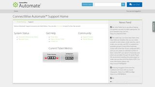 Support Home - Partner Portal - ConnectWise Automate Software