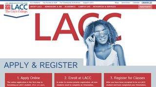 Apply & Register - Apply & Register - Los Angeles City College