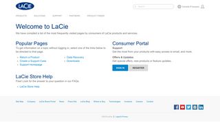 Welcome to LaCie | LaCie Canada