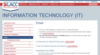 Information Technology Department (IT) - Email - Los Angeles City ...