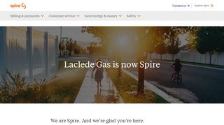 Welcome Laclede Gas Customers | Spire