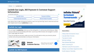 Laclede Gas Login, Bill Payment & Customer Support Information