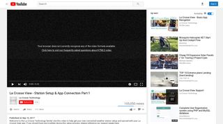 La Crosse View - Station Setup & App Connection Part 1 - YouTube