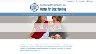 CLC Certification - Healthy Children Project, Inc.