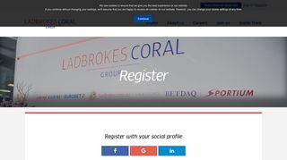 Login/Register - The Ladbrokes Coral Group