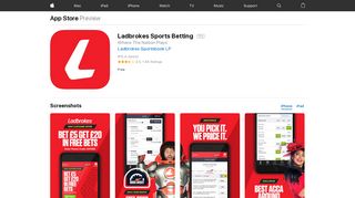 Ladbrokes Sports Betting on the App Store - iTunes - Apple