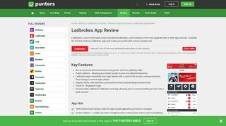 Ladbrokes Australia iOS & Android App Review - Punters