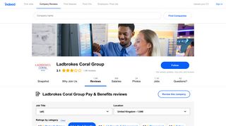 Working at Ladbrokes Coral Group: 323 Reviews about Pay & Benefits ...