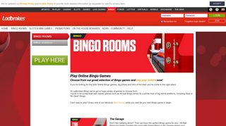 Play Online Bingo Games • Deposit £10 Play with £40 • Ladbrokes