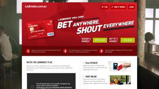 Ladbrokes Card - Cash out instantly with Ladbrokes Visa Card