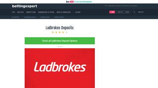 What are the different Ladbrokes Deposit Options? - bettingexpert