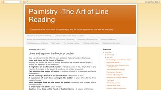 Palmistry -The Art of Line Reading: Lines and signs on the Mount of ...