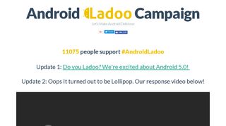 Android Ladoo Campaign